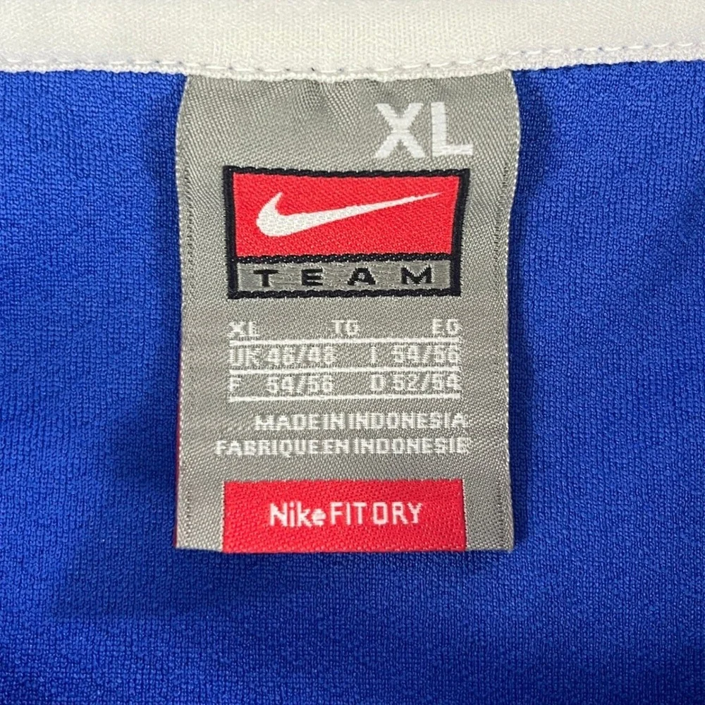 Vintage Duke Blue Devils Nike Men XL Royal Blue Polo Shirt Nike Fit Dry Perf
